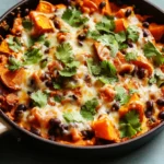 Black Bean Sweet Potato Taco Skillet