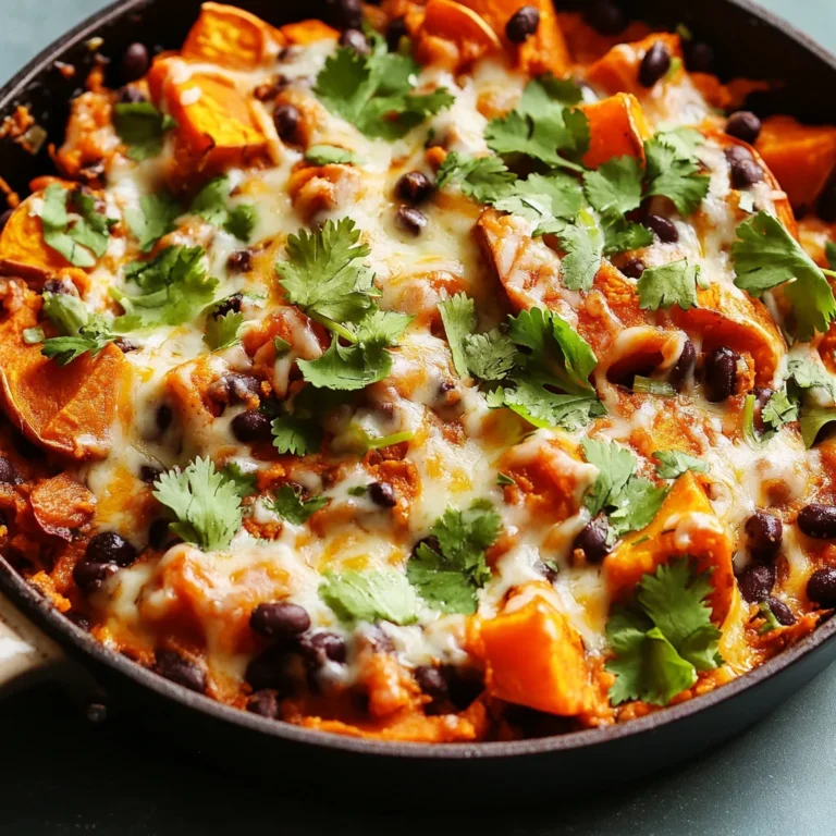Black Bean Sweet Potato Taco Skillet