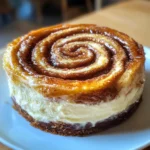 Cinnamon Roll Honeybun Cheesecake