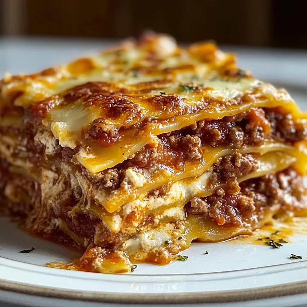 Classic Meat Lasagna