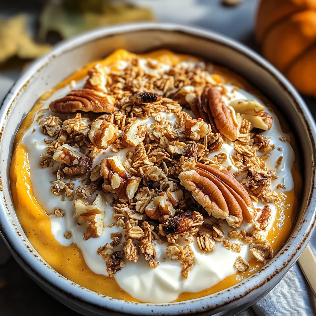 Pumpkin Pie Yogurt Bowl