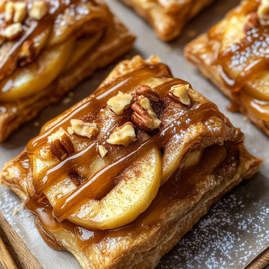 Vegan Caramel Apple Pastries
