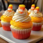 Candy Corn Cupcakes