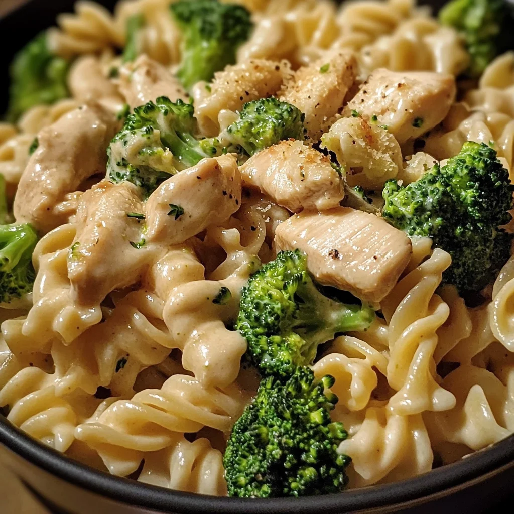 Creamy Chicken & Broccoli Pasta