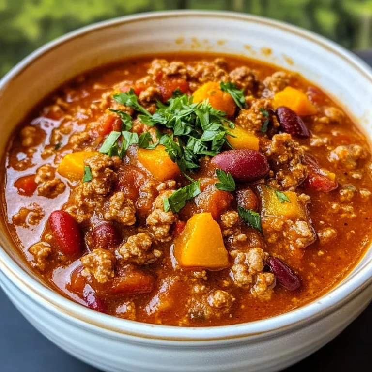 Crockpot Pumpkin Chili