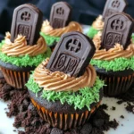 Halloween Graveyard Cupcakes