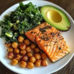 Roasted Chickpea & Salmon Power Plate