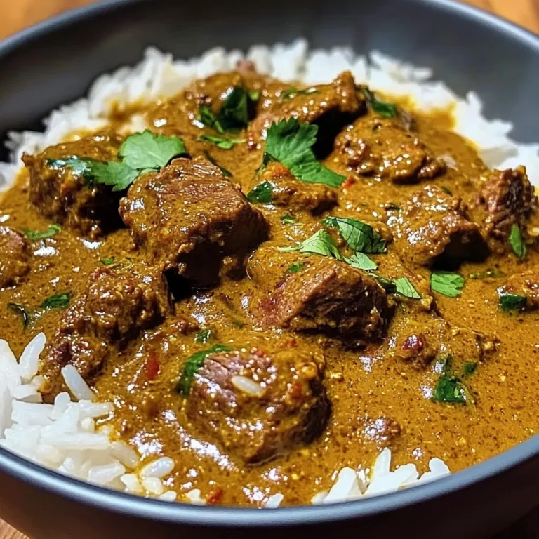 Slow-Cooked Beef Curry in Spiced Coconut Gravy