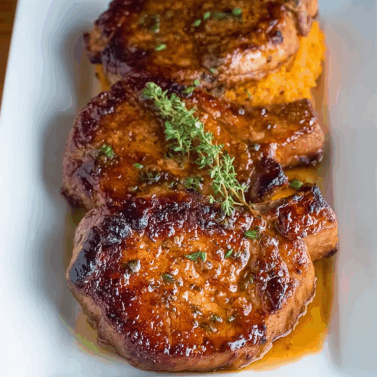 Maple Glazed beef Chops with Butternut Squash Mash